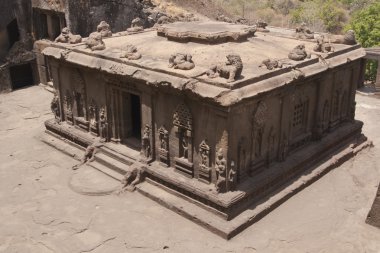 Hindu Rock Temple clipart