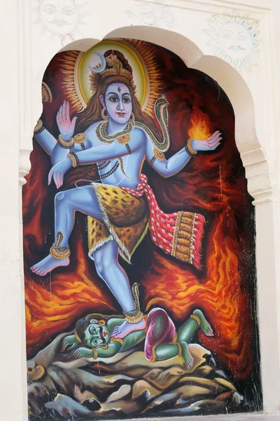ヒンドゥー教の壁画 — ストック写真