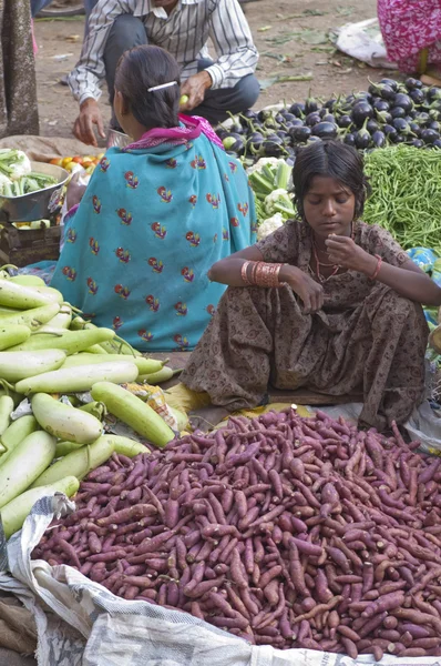 Vegetable Seller — Stock Photo, Image