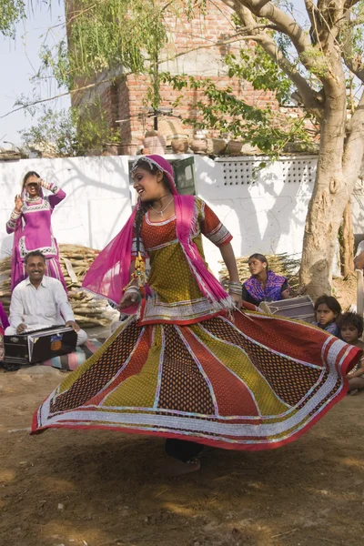 Rajasthani 댄서 — 스톡 사진