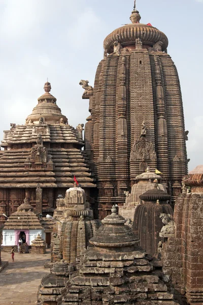 Świątynia Lingaradży hinduistycznej świątyni w Orisie — Zdjęcie stockowe