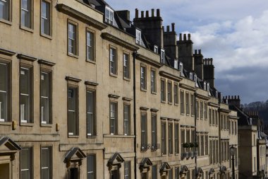 Town Houses in Historic Bath clipart