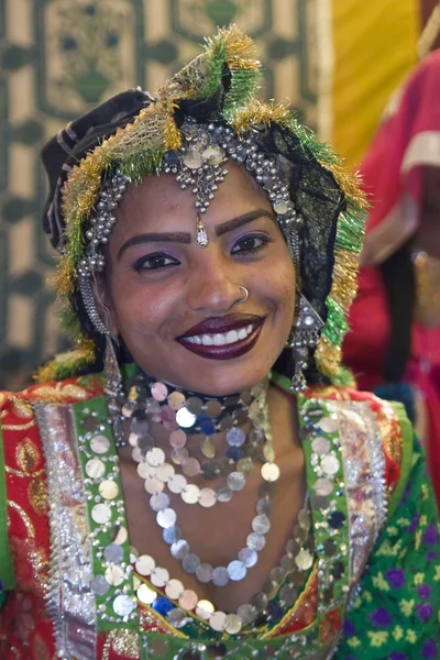 Danseuse tribale Rajasthani — Photo