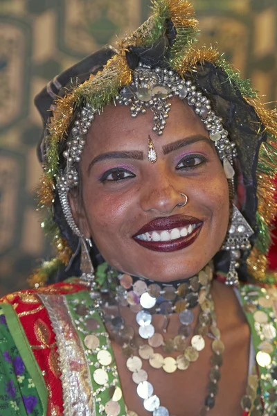 Bailarina Tribal Rajasthani —  Fotos de Stock