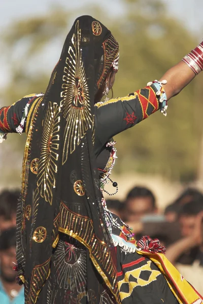 Hagyományos indiai táncos — Stock Fotó