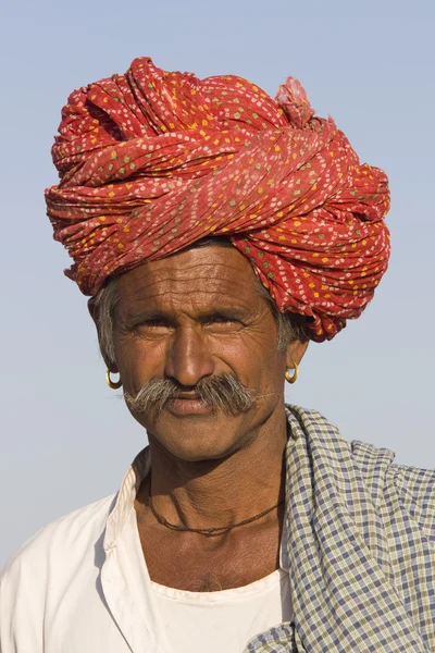 Rajasthani Man — Stock Photo, Image