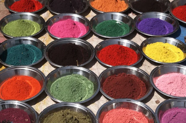 Colored Powders — Stock Photo, Image