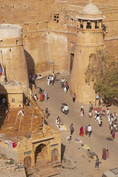 Wejście do fortu jaisalmer — Zdjęcie stockowe
