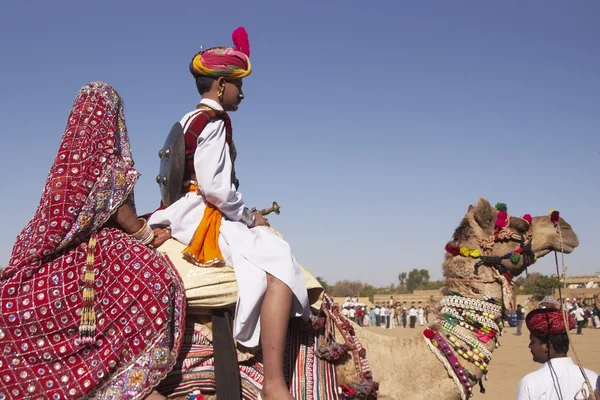 Индийский фестиваль пустыни — стоковое фото
