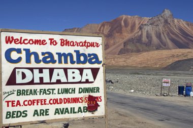 Refreshments on the road to Ladakh clipart