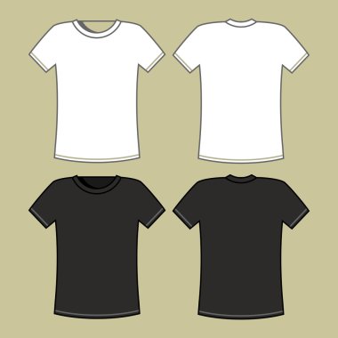 T-shirt template clipart