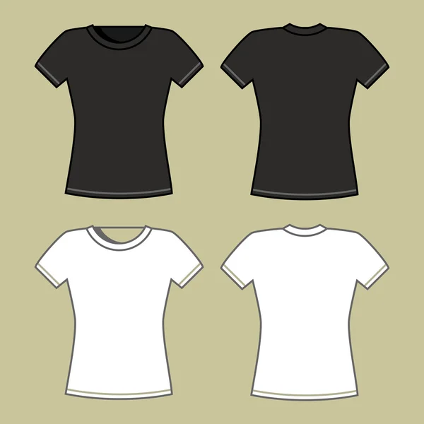 T-Shirt-Vorlage — Stockvektor