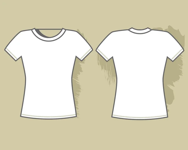Шаблон футболки — стоковый вектор