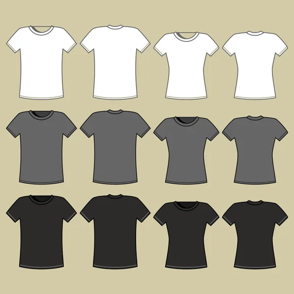 Modelo de t-shirt —  Vetores de Stock