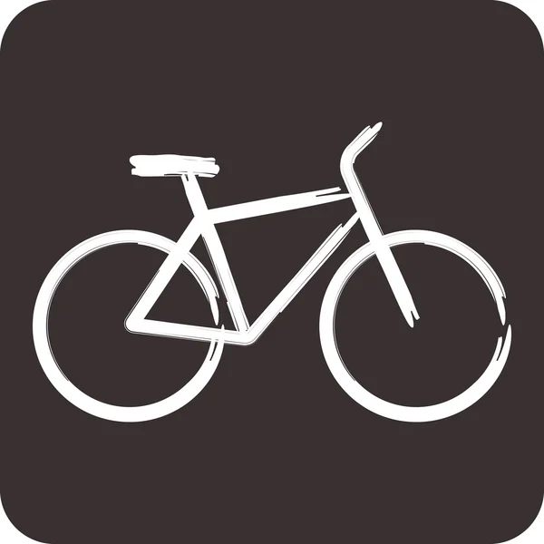Illustrazione della bicicletta — Vettoriale Stock