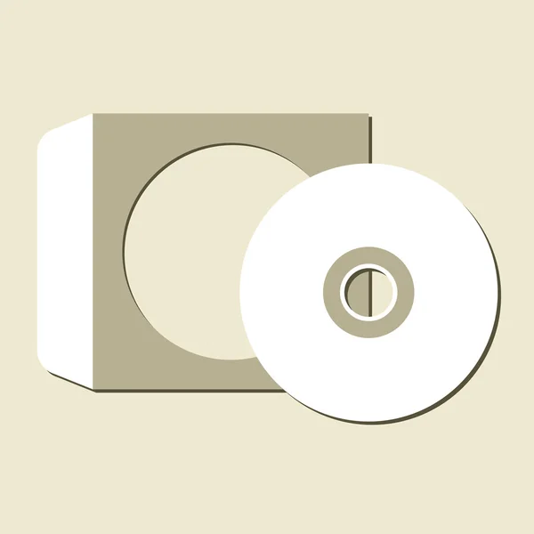 Векторный CD-диск — стоковый вектор