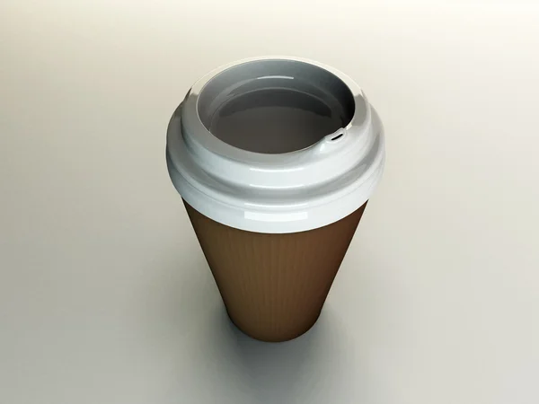 Tazza di caffè da asporto — Foto Stock