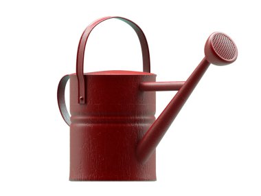 Red watering can clipart