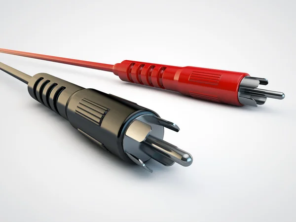 Rca cables — Stock Photo, Image