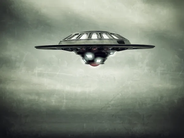 UFO rymdskepp — Stockfoto