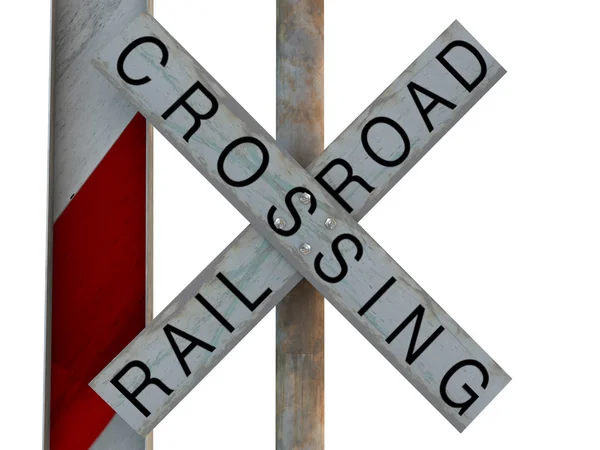 Railroad crossing — Stock Photo, Image