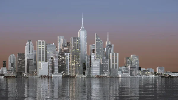 City skyline — Stock Photo, Image