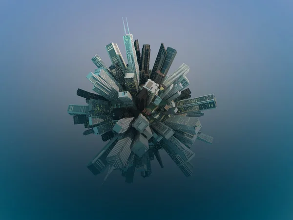 Şehir Küre — Stok fotoğraf