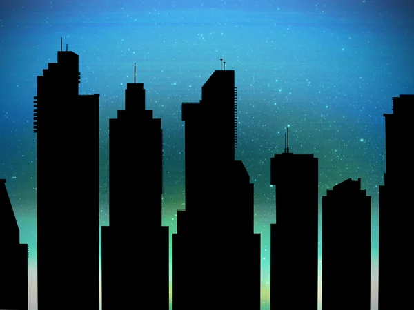 Panoramę miasta — Zdjęcie stockowe