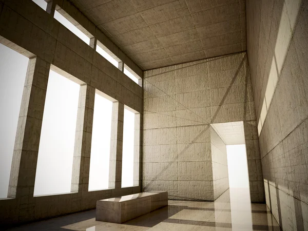 Concrete interior — Stock Photo, Image