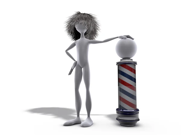 Barber metaphor — Stock Photo, Image