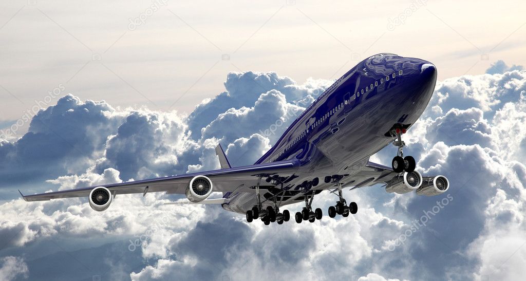 Boeing taking off