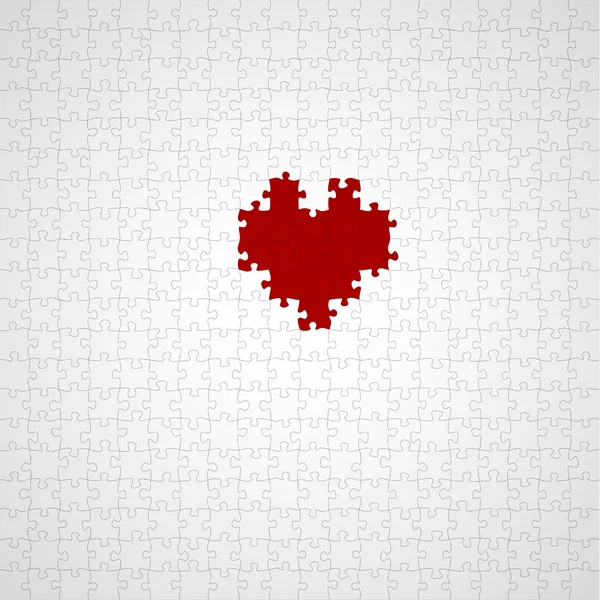 Puzzle del cuore — Foto Stock