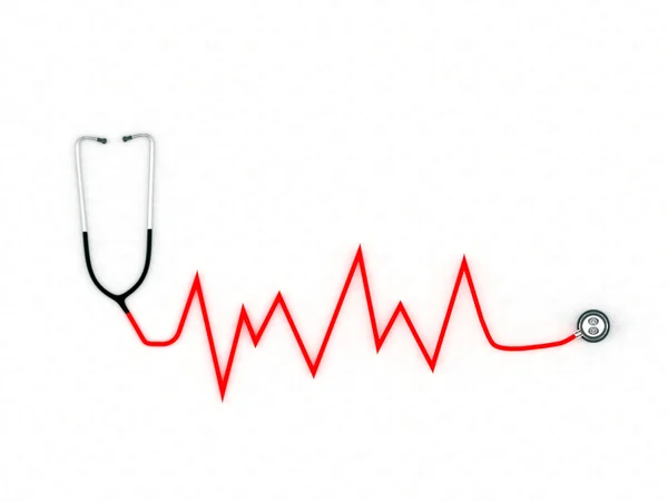 Stetoskop medyk narzędzie — Zdjęcie stockowe