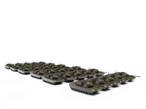 Tanks isolated on white background — Stock Photo, Image