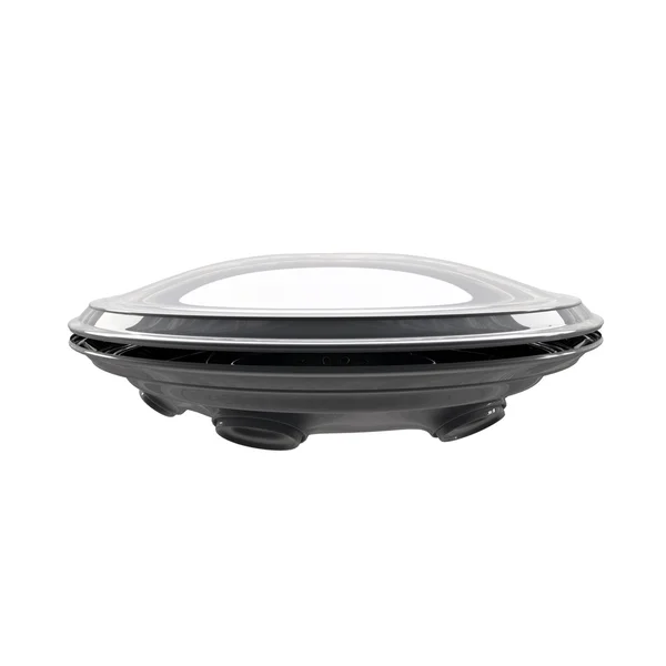 흰 배경에 고립된 UFO — 스톡 사진