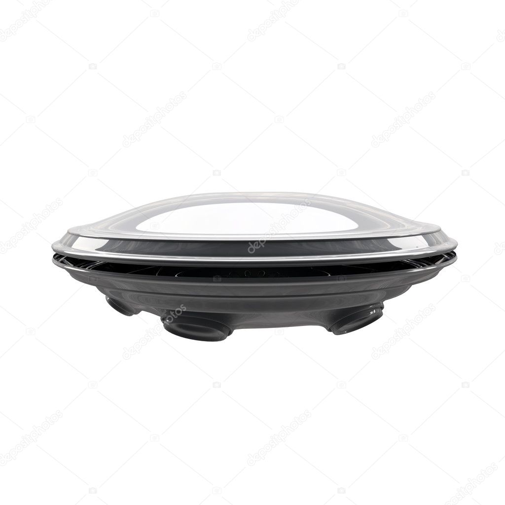 Ufo isolated on white background