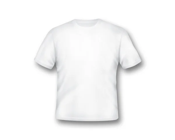 Vit T-shirt — Stockfoto