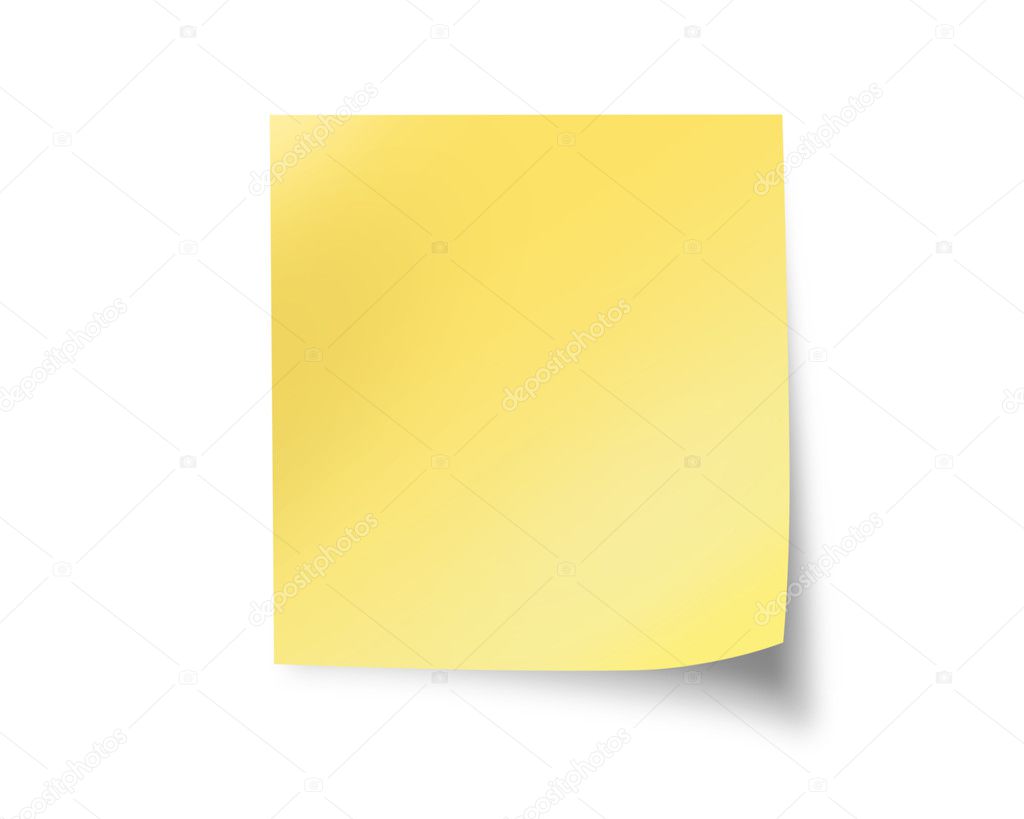 Blank post it Stock Photo by ©homeworks255 9046867
