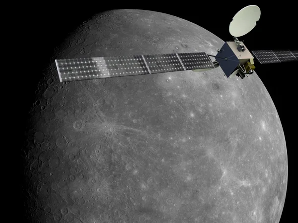 Satellite che esplora il mercurio — Foto Stock