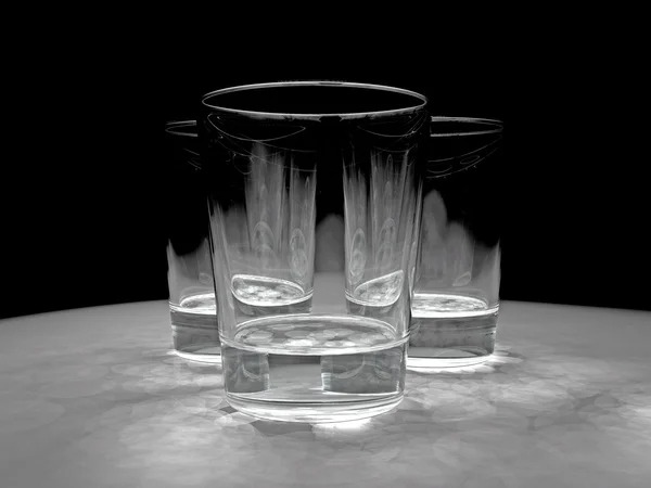 Empty glasses — Stock Photo, Image