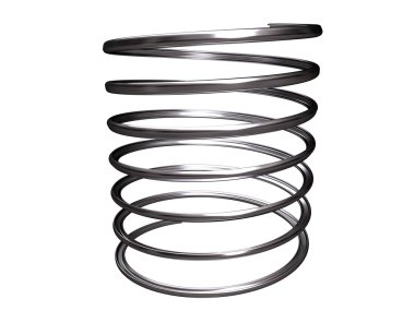 Metal spring clipart