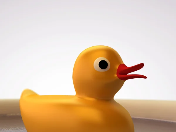 Duck tacking back — Stock Photo, Image