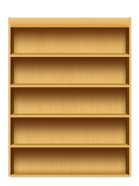 Shelf isolated on white background — Stock Photo, Image