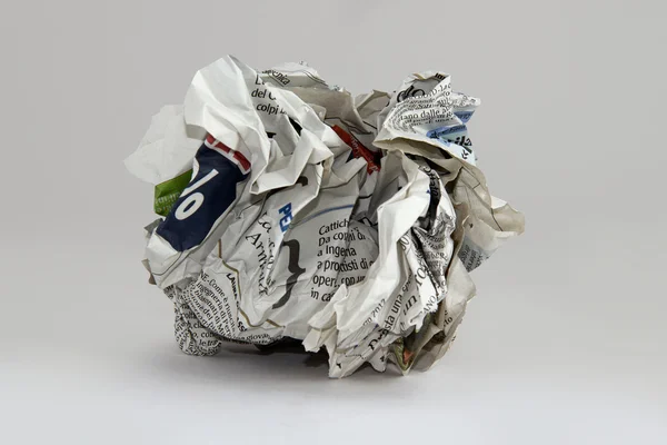 stock image Ball of paper on the bottom