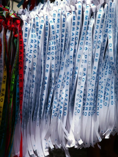 Bonfim ribbons of faith — Stock Photo, Image