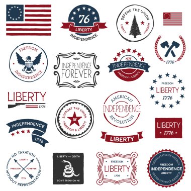 American revolution designs clipart