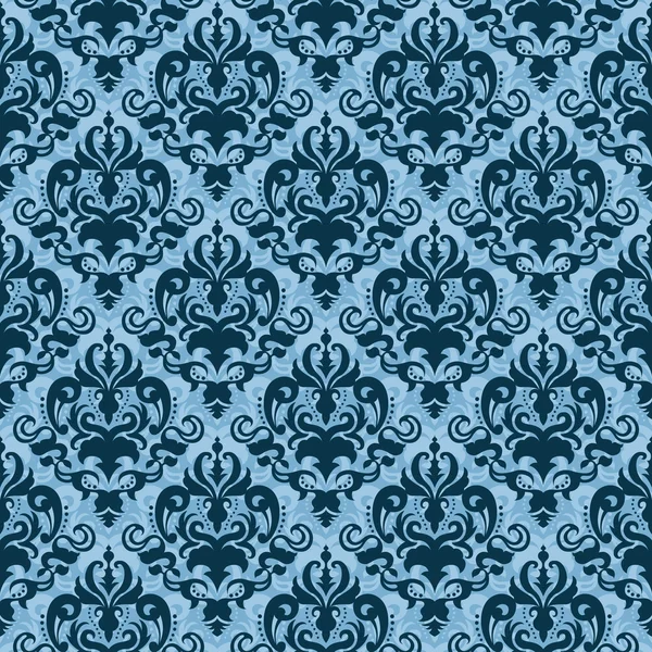 Синий цветочный фон — стоковый вектор