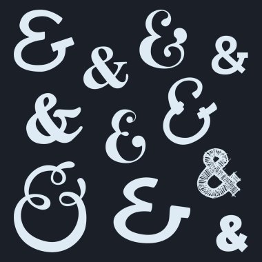 Ampersands clipart