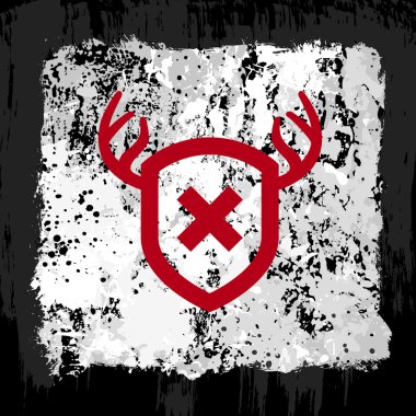 Kırmızı dal kalkan tasarım