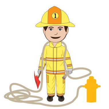 Fireman clipart